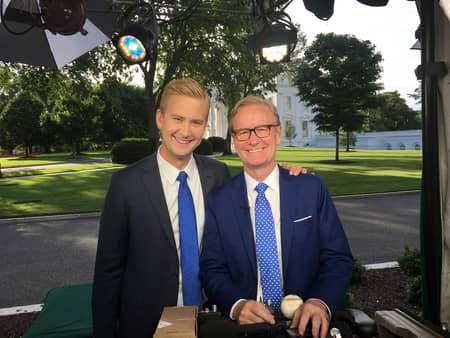 Peter Doocy and his father, Steve Doocy works at same TV channel, Fox News